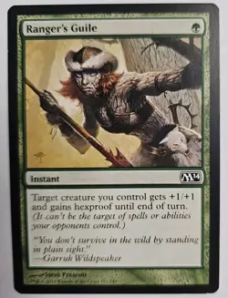 MTG Magic The Gathering Card Ranger's GuileInstant Green M14 - Image 1