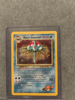 Pokemon TCG Misty's Tentacruel 010/132 Gym Heroes Holo - Image 1