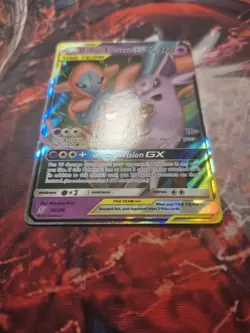 Espeon & Deoxys GX Ultra Rare Pokemon SM - Unified Minds 72/236 LP - Image 3