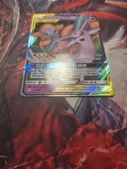 Espeon & Deoxys GX Ultra Rare Pokemon SM - Unified Minds 72/236 LP - Image 4