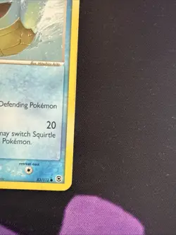 Pokemon TCG Squirtle EX FireRed & LeafGreen Basic 50HP 83/112 2004 LP - Image 4