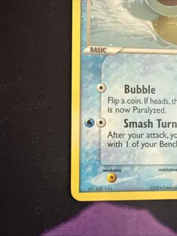 Pokemon TCG Squirtle EX FireRed & LeafGreen Basic 50HP 83/112 2004 LP - Image 5