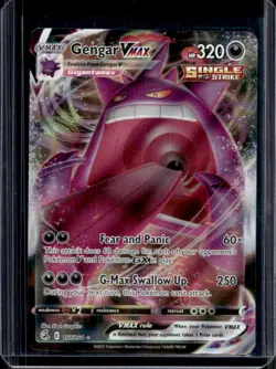2021 Pokemon SWSH Fusion Strike Gengar VMAX #157/264 - Image 1
