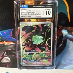 Bulbasaur 133/132 STAMPED - CGC Gem Mint 10 - Mega Evolution - Pokemon TCG 2025 - Image 1