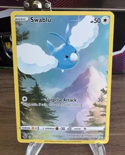 Pokemon TCG Swablu GG27/GG70 Ultra Rare Crown Zenith: Galarian Gallery - Image 1