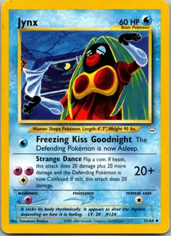 Jynx 31/64 - Neo Revelation - MP Pokemon TCG - Image 1