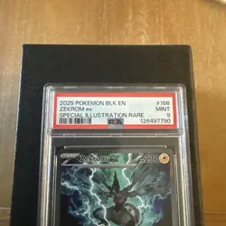 Zekrom ex #166/086 - Pokemon TCG: Black Bolt - PSA 9 - Image 2