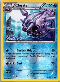 Cloyster 24/122 - Reverse Holo - BREAKpoint - NM Pokemon TCG - Image 1