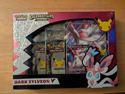 SEALED Pokemon TCG Celebrations 25th Anniversary Dark Sylveon V Collection Box - Image 1