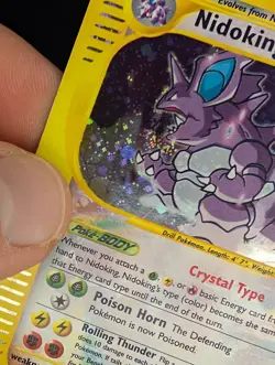 Nidoking - 150/147 - Holo - SWIRL in mouth - Aquapolis - MP - Pokemon TCG - Image 5