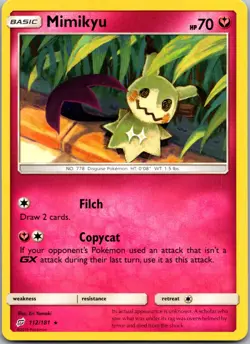 Mimikyu 112/181 - SM - Team Up - NM Pokemon TCG - Image 1