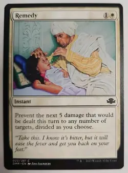 MTG Magic The Gathering Card Remedy Instant White Dominaria Remastered 2021 - Image 1