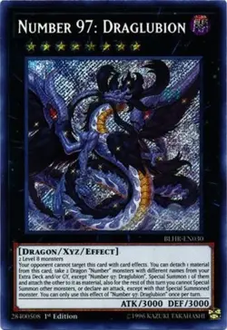 Yugioh! LP Number 97: Draglubion - BLHR-EN030 - Secret Rare - 1st Edition Lightl - Image 1