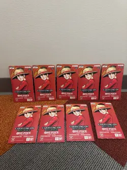 One Piece TCG: Carrying On His Will Sleeved Booster OP-13 English (LOT OF 9) - Image 1