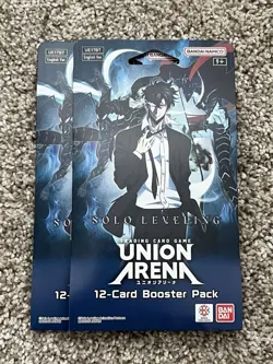 Union Arena Solo Leveling Sleeved Booster Blister Pack x 2 English - Image 1