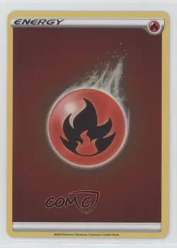 Fire Energy Reverse Foil Pokemon Sword & Shield - Image 1