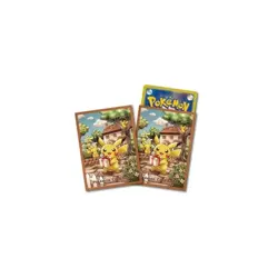 Pokemon TCG 64ct Card Sleeve Deck Shield Pikachu's Gift - Image 1