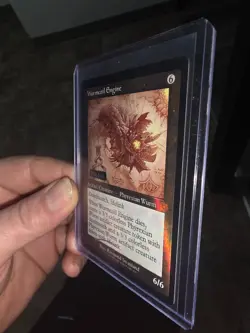 Magic the Gathering MtG Wurmcoil Engine Foil Schematic Serializaed - Image 1