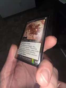 Magic the Gathering MtG Wurmcoil Engine Foil Schematic Serializaed - Image 2