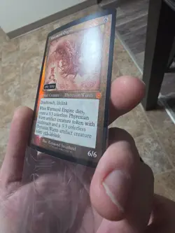 Magic the Gathering MtG Wurmcoil Engine Foil Schematic Serializaed - Image 5