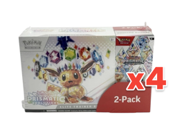 Pokemon Prismatic Evolutions Elite Trainer Box & Booster Costco Bundle (x4) - Image 1