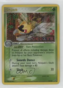 Ninjask Italian Pokemon EX Deoxys #13 2005 - Image 1