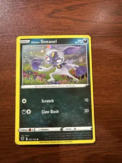 Pokemon TCG - Hisuian Sneasel 092/189 Cosmos Holo - Astral Radiance - NM - Image 1