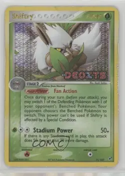 Shiftry Reverse Foil Pokemon EX Deoxys #25 2005 - Image 1