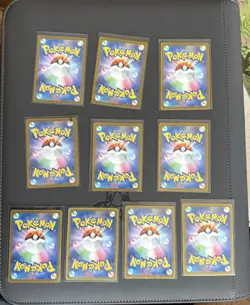 Pokemon Lot of 10 x Japanese Full Art Ex V Masterball Reverse Holo 151 Shiny 25 - Image 2