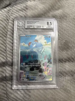 Pokemon Paldea Evolved Marill Illustration Holo Rare 204/193 (NM) BGS 8.5 - Image 1