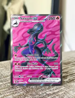NEW Pokemon TCG Salazzle EX 101/088 Perfect Order Full Art Ultra Rare Holo Card - Image 1