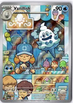 Pokemon TCG Vanillish Paradox Rift 190/182 Holo Illustration Rare Mint Condition - Image 1