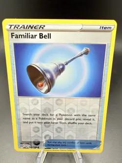 Pokemon TCG - Reverse Holo Familiar Bell 161/189 - Darkness Ablaze 2020 - Image 1