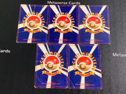 1996 Pokemon TCG Japanese Alakazam Dark Scizor Team Rocket Lot*5 - Image 2