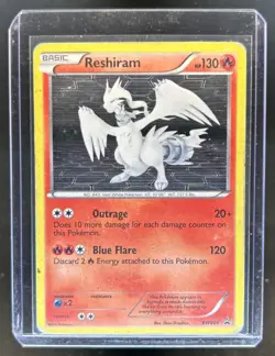2011 Pokemon BW Black Star Promos Reshiram #BW04 - Image 1
