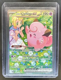 2025 Pokemon Journey Together Lillie's Clefairy ex #184/159 - Image 1