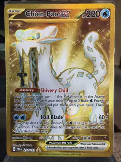 Chien Pao Ex Gold Hyper Rare 274/193 Pokemon TCG Paldea Evolved 🏆 - Image 1