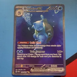 Pokemon TCG S&V 151 Blastoise EX 200/165 Special Illustration Rare SIR English - Image 1