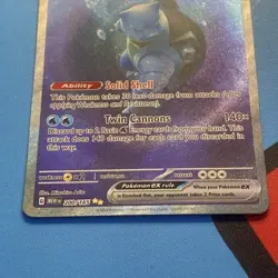 Pokemon TCG S&V 151 Blastoise EX 200/165 Special Illustration Rare SIR English - Image 3