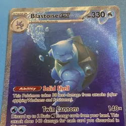 Pokemon TCG S&V 151 Blastoise EX 200/165 Special Illustration Rare SIR English - Image 4