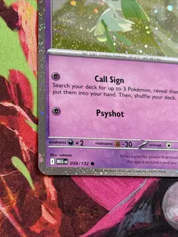 Pokemon Mega Evolution - #59/132 Kirlia Cosmos Holo - Image 4