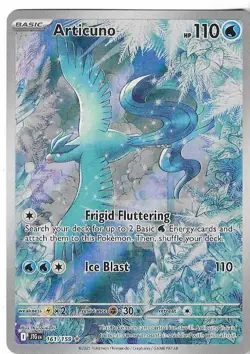 POKEMON - ARTICUNO - JOURNEY TOGETHER ILLUSTRATION RARE HOLO NM - Image 1