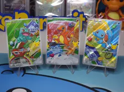 First Partner Bulbasaur Charmander Squirtle 30th Promos 037 038 039 Pokemon TCG - Image 1