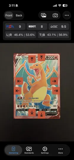 Charizard V Full Art Ultra Rare Holo 153/172 Pokemon TCG Brilliant Stars - Image 3