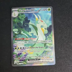 Serperior ex 164/086 Pokemon Black Bolt SIR Illustration Rare *FRESH PULL* - Image 2