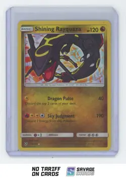 2017 Pokmeon Sun & Moon - Shining Legends Shining Rayquaza #56/73 - Image 1