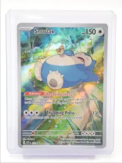 SNORLAX 2025 POKEMON SCARLET & VIOLET BLACK STAR PROMO #051 Q6988 - Image 1