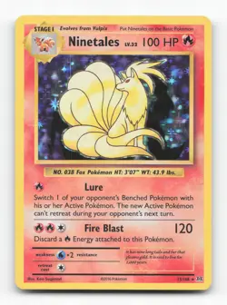 Pokemon TCG - Ninetales 15/108 Lightly Played Holo Rare Evolutions - Image 1