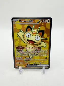 Meowth ex 107/088 FULL ART ULTRA RARE HOLO Perfect Order Me03 Pokemon English EN - Image 1