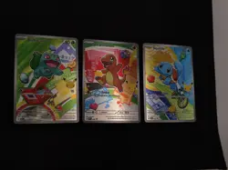 Pokemon TCG: First Partner Illustration Collection Series 1 Kanto GEN 1 Starters - Image 2